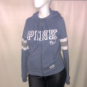 Pink! Victoria Secret Zip-up Hoodie in Blue!